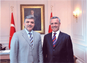 MUSTAFA ATAŞ CUMHURBAŞKANI ABDULLAH GÜL'Ü ZİYARET ETTİ